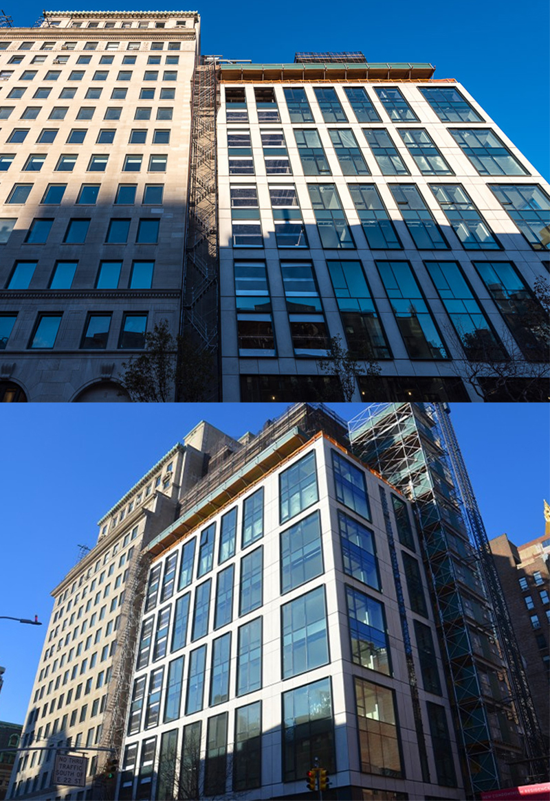 New York Limestone Aluminum honeycomb stone panel curtainwall