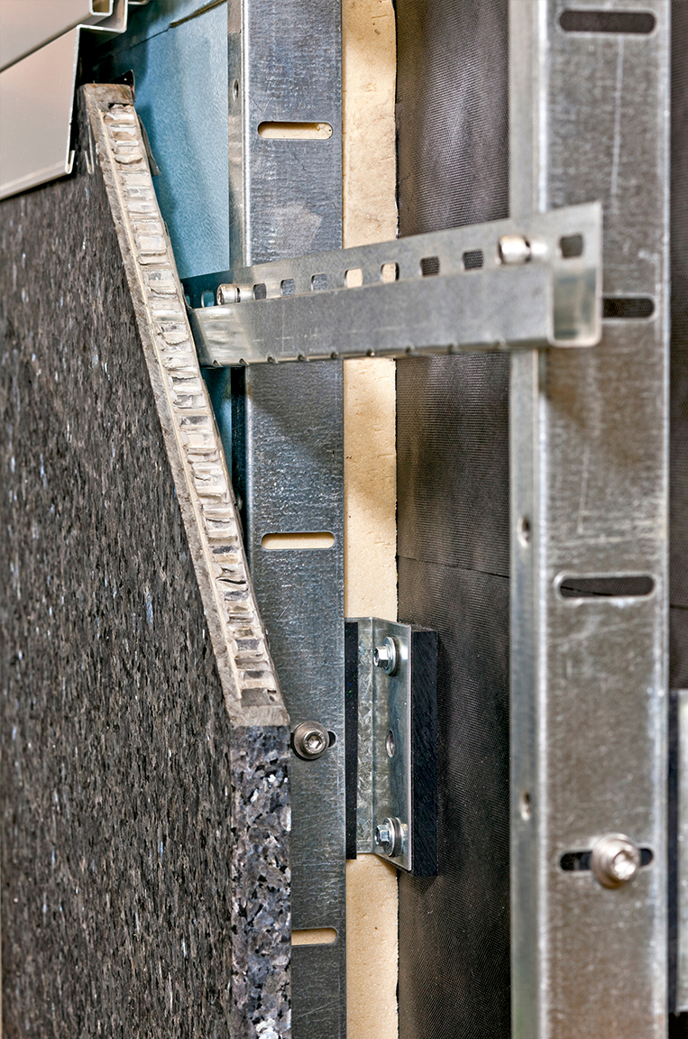 Dow Thermax CI Stone Panel Rainscreen Curtainwall