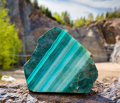 Raw Malachite Stone Blocks