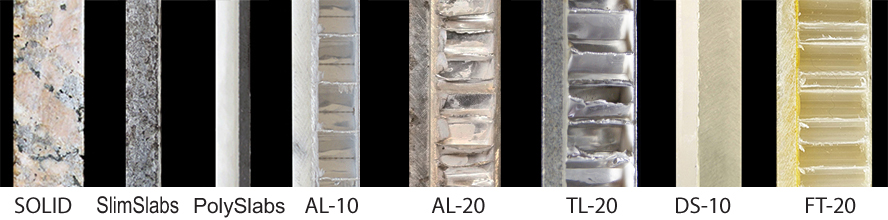 StoneSheets Materials thin stone panel options