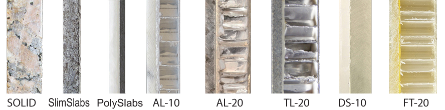 StoneSheets Materials thin stone panel options